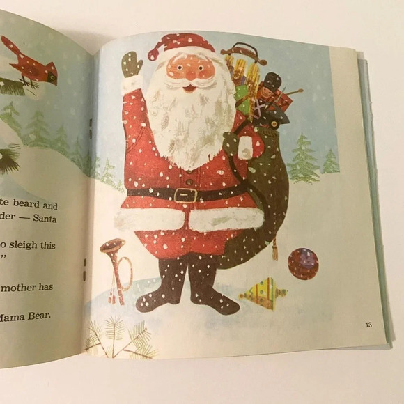 Vintage  1976 Jingle Bells Little Golden Book 7 Inch Record - Picture 7 of 16